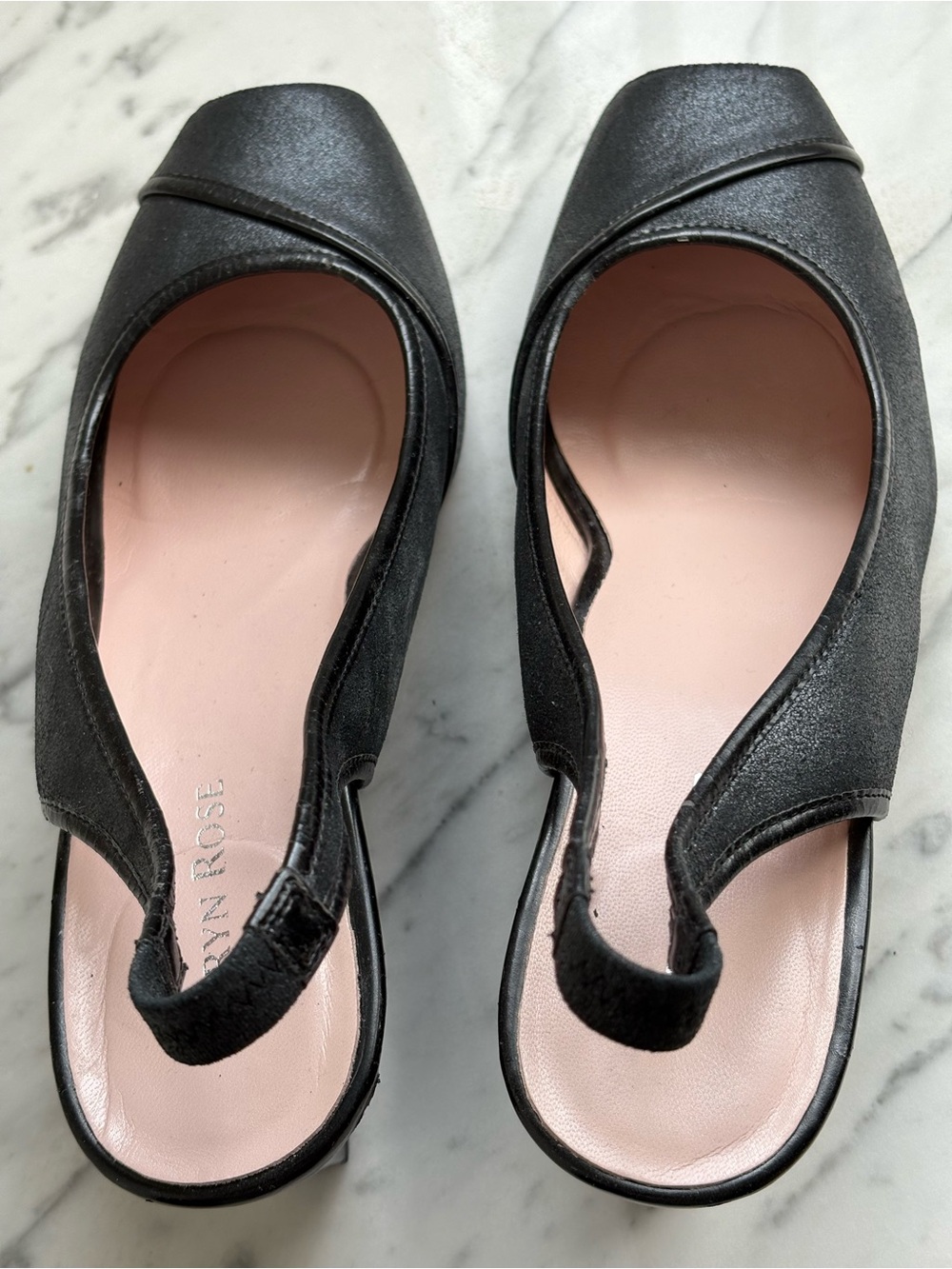 Taryn Rose Black Slingback
